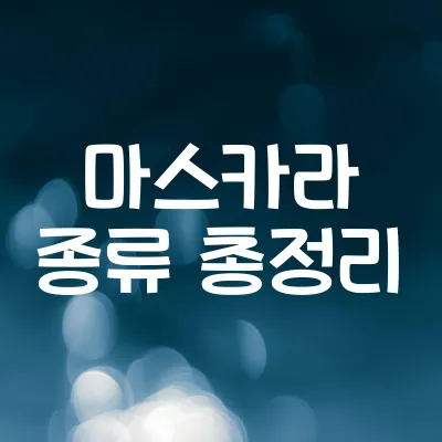 마스카라 종류 총정리 | 컬링·볼륨·롱래쉬 차이점