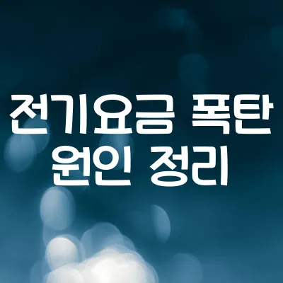 전기료 폭탄 터진 이유 | 냉방비에 지갑이 털리는 구조 1 전기료 폭탄 터진 이유 | 냉방비에 지갑이 털리는 구조