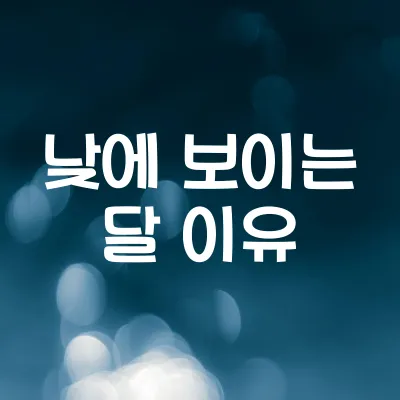 달은 왜 낮에도 보일까 | 빛 반사와 공전 궤도의 관계 1 달은 왜 낮에도 보일까 | 빛 반사와 공전 궤도의 관계