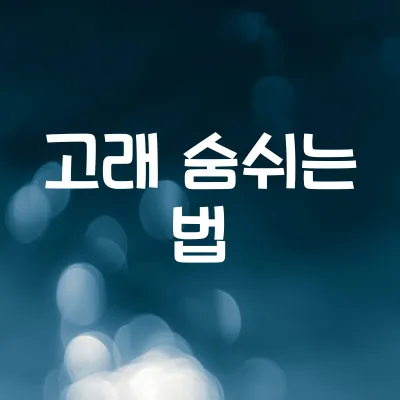 고래는 물속에서 어떻게 숨쉴까 | 폐호흡과 잠수 생리